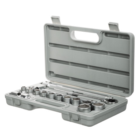 ЕРМАК Набор головок, 16 предм., 10-27мм, с карданным шарниром 1/2"