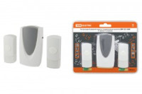 TDM ЗБР-12/1-36М звонок беспроводной 100м, 36 мелодий, 220V роз., 2 кнопки, IP44 SQ1901-0011