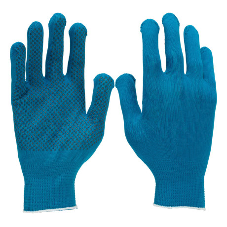 Перчатки в наборе, 5 пар, цвета в ассортименте, ПВХ точка, L, Palisad