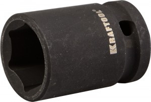 Торц головка KRAFTOOL "INDUSTRIE QUALITAT" удар (1/2"), FLANK, Cr-Mo, фосфатирован, 17мм zu27940-17