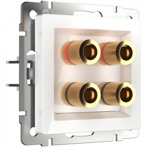 Werkel мех. роз. акустическая СУ 1 мест. (белый)  (WL01-AUDIOx4 a030771)  W1185001 a051140