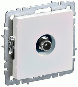 IEK BRITE мех. роз. СУ TV проходная РТВ10-0-БрЖ жемч. BR-A10-P-K36