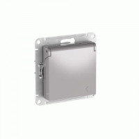 Systeme Electric ATLASDESIGN мех. роз. СУ 1 мест. (земля) шт крыш 16А(автоклем)АЛЮМ ATN000346S (10!)