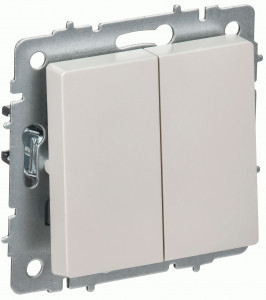 IEK BRITE выкл. (перекрестный) СУ 2 кл. 10А жемчуг ВС10-2-3-БрЖ BR-V23-0-10-K36