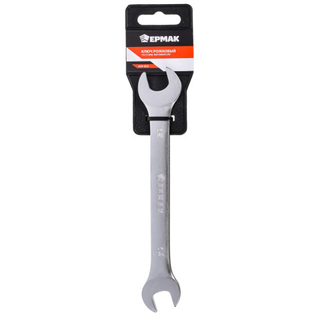 ЕРМАК Ключ рожковый, 14х15мм, матовый CRV
