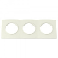 Bylectrica РЕТРО ПРОВАНС квадрат Рамка 3 мест. (ЮЛИГ.735212.500 беж.)