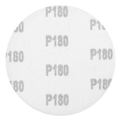 Круг абразивный на ворсовой подложке под "липучку", P 180, 125 мм, 10 шт Matrix