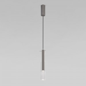 Eurosvet св-к св/д подвесной 5W 355lm 4000K 360x60 мет. прозр./серый Swan 50254/1 LED a063279