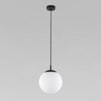 TK Lighting св-к подвес. 1x15W 300х300х1700 металл черн/белый Esme 5670