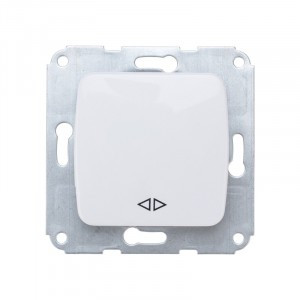 KRANZ DEA мех. выкл. (перекл.) 1кл проходной (инд) СУ 10А Бел KR-78-0206