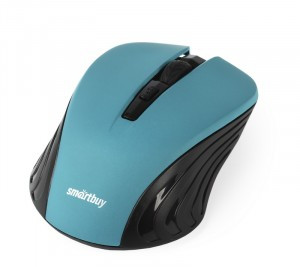 Мышь беспроводная оптическая Smartbuy ONE 340, 3 кн, USB, бирюзовая (SBM-340AG-CN)/40