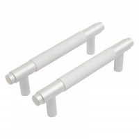 Ручка-рейлинг мебельная 96 AP2309-96 W мат.бел. хром 2шт (цена за пару (15, 150) StahlBuro