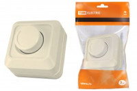 TDM Ладога диммер поворотный RL 600W IP20 сл. кость (10!) SQ1801-0209