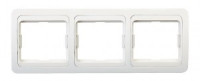 Smartbuy Марс Рамка 3-мест. горизонтальная белая  (SBE-02w-00-FR-3)