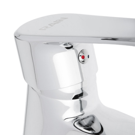 RAIN Смеситель для раковины Гранат, картридж 35мм, латунь, хром