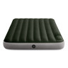 INTEX Матрас надувной DOWNY BED, (fiber-tech) встроенный ножной насос, 137x191x25см, ПВХ, 64762