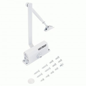 NOTEDO Доводчик дверной  DC-040 WHITE до 40 кг белый (10)