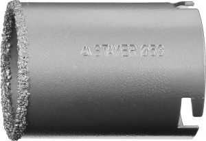 Коронка STAYER "PROFI" кольцевая с карбидно-вольфрамовой крошкой, d=53мм