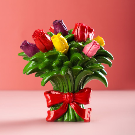 Копилка, полистоун, 12-15 см, 4 дизайна, арт.112