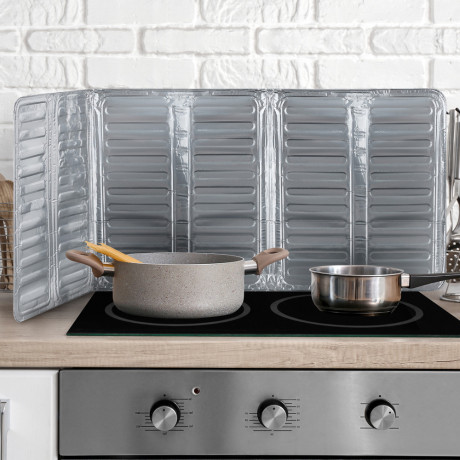 Экран защитный от брызг тм VETTA, 32,5х84см, алюминий