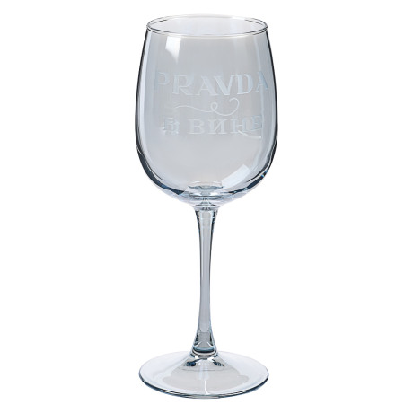 Бокал для вина подарочный, 420 мл, стекло, 22 см, 4 дизайна
