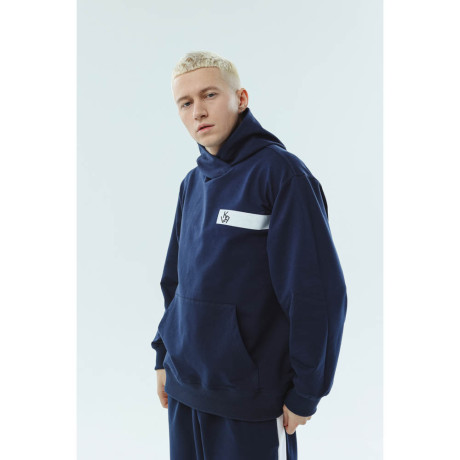 BY KRL Толстовка мужская, хлопок / синтетические волокна, цвет темно-синий, размер M