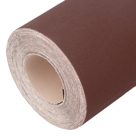 Шкурка на тканевой основе, KK18X W, зернистость 10Н(P 120) бобина 200 мм х 20 м, водостойкая, "БАЗ"