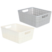 Корзина для хранения тм VETTA Киото, 24x18,5x10,3см, 2 цвета