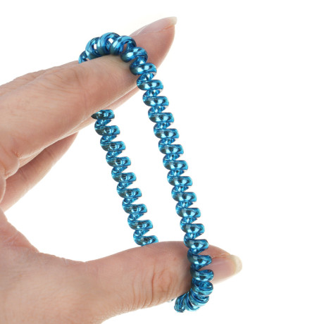 Резинки-пружинки ЮНИLOOK 6шт, d5см, пластик, 6 цветов, ACS-57