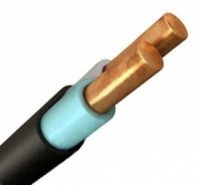 Кабель ВВГнг 2х2,5пл (ГОСТ) (РЭК-PRYSMIAN) силовой, черный, медный, плоский, негорючий дв, изол, ПВХ