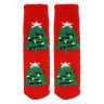 GALANTE Носки-антизаносы новогодние высокие, р.23-25, 100% полиэстер, разноцветные