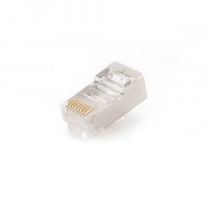Штекер 8p8c (RJ45) cat 5e, экранированная, 30 микрон (уп. 100 шт.), цена за уп-ку