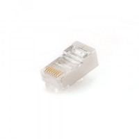Штекер 8p8c (RJ45) cat 5e, экранированная, 30 микрон (уп. 100 шт.), цена за уп-ку