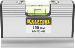 Уровень KRAFTOOL "PRO" для "водных" работ, 100мм zu1-34733-010