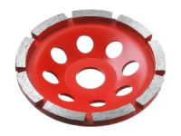 Чашка алмазная шлифовальная по бетону ЗУБР &quot;МАСТЕР&quot; сегментная однорядная, 125мм