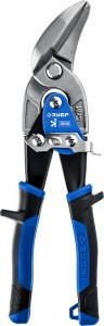 Ножницы ЗУБР "ПРОФЕССИОНАЛ" по металлу, усиленные с выносом, левые, 250мм zu23130-OL