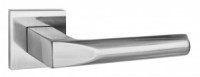 Ручка дверная компл.квадрат.основ. PUERTO Доллио никель матовый INAL 554-03 slim SN