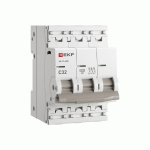 EKF PROxima автоматический выкл. ВА 47-63N 3P 32А 4,5кА х-ка C M634332C