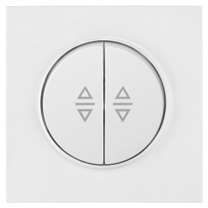 Bylectrica РЕТРО ПРОВАНС квадрат выкл. СУ проходной  2 кл.  белый, (С6+6 10-2363)