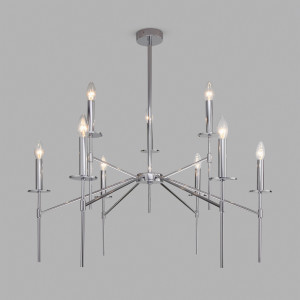 Eurosvet люстра 9x60W E14 900х900х830 мет хром Anders 60142/9 Умный дом a061934