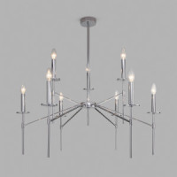 Eurosvet люстра 9x60W E14 900х900х830 мет хром Anders 60142/9 Умный дом a061934