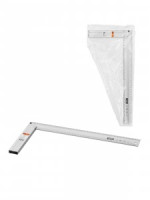 TDM Рубин угольник столярный 400мм алюминиевый, усиленный, облегченная рукоятка SQ1018-0514