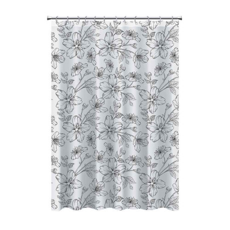 Шторка для ванной тм VETTA Цветы, ПЕВА 12 г/м2, 180x180 см, 1 дизайн