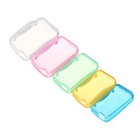 VETTA Набор футляров для зубной щётки, пластик, 3,5х2х2 см, микс 5 цв