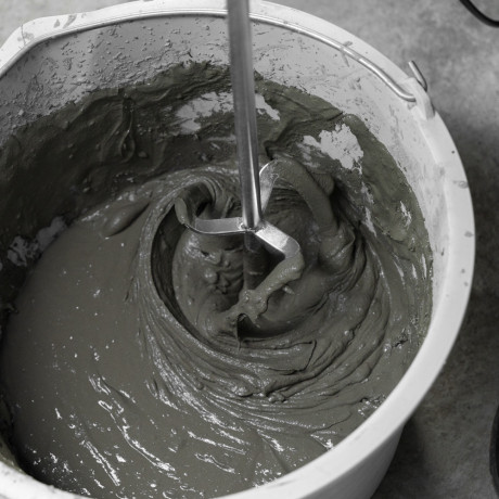 Насадка для миксера, для тяжелых растворов, 120 х 590 мм, оцинкованная, хвостовик резьба М14 Сибртех