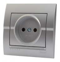 Lezard DERIY роз. СУ 1 мест. 16А металлик серый