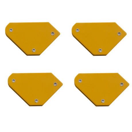 Набор из 4 магнитных фиксаторов для сварочных работ Denzel