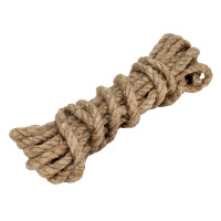 Веревка льнопеньковая, D 10 мм, L 6 м, крученая Сибртех