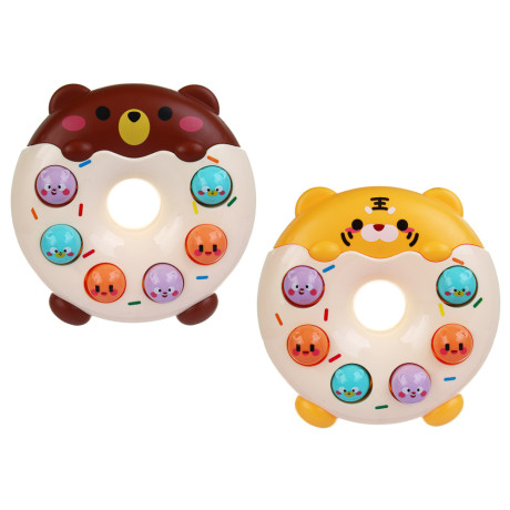 Развивающая игрушка сортер "Пончик", ABS, 22х5,5х15см, 2 диза