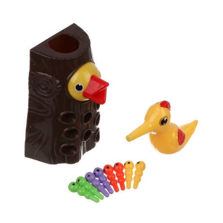 ИГРОЛЕНД Развивающая игрушка "Накорми птенца", PP, магнит, 13,4х10х10,5см